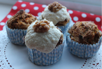 Carrot & Walnut Breakfast Muffins