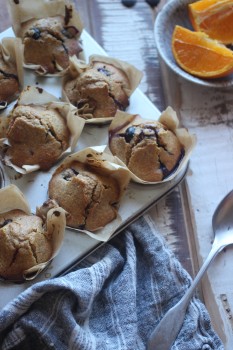 Olive, Orange & Berry Spelt Muffins
