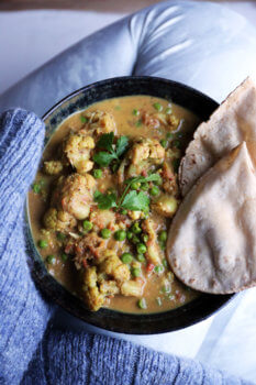 Cauliflower and Pea Curry