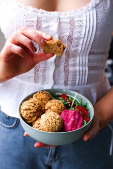 Lentil and Quinoa Falafels