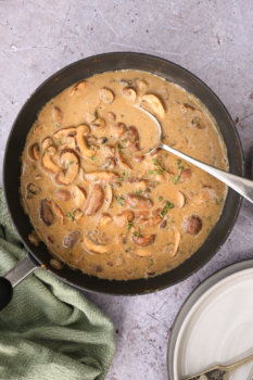 Mushroom Stroganoff