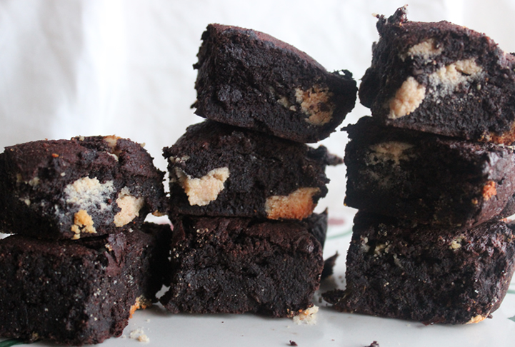 Gooey Chocolate Brownies With ‘White Chocolate Chips’