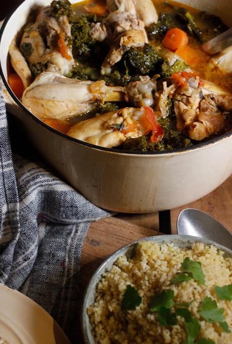 All in one Chicken and Kale Pot