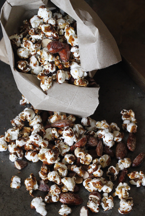 Spiced Maple & Almond Popcorn