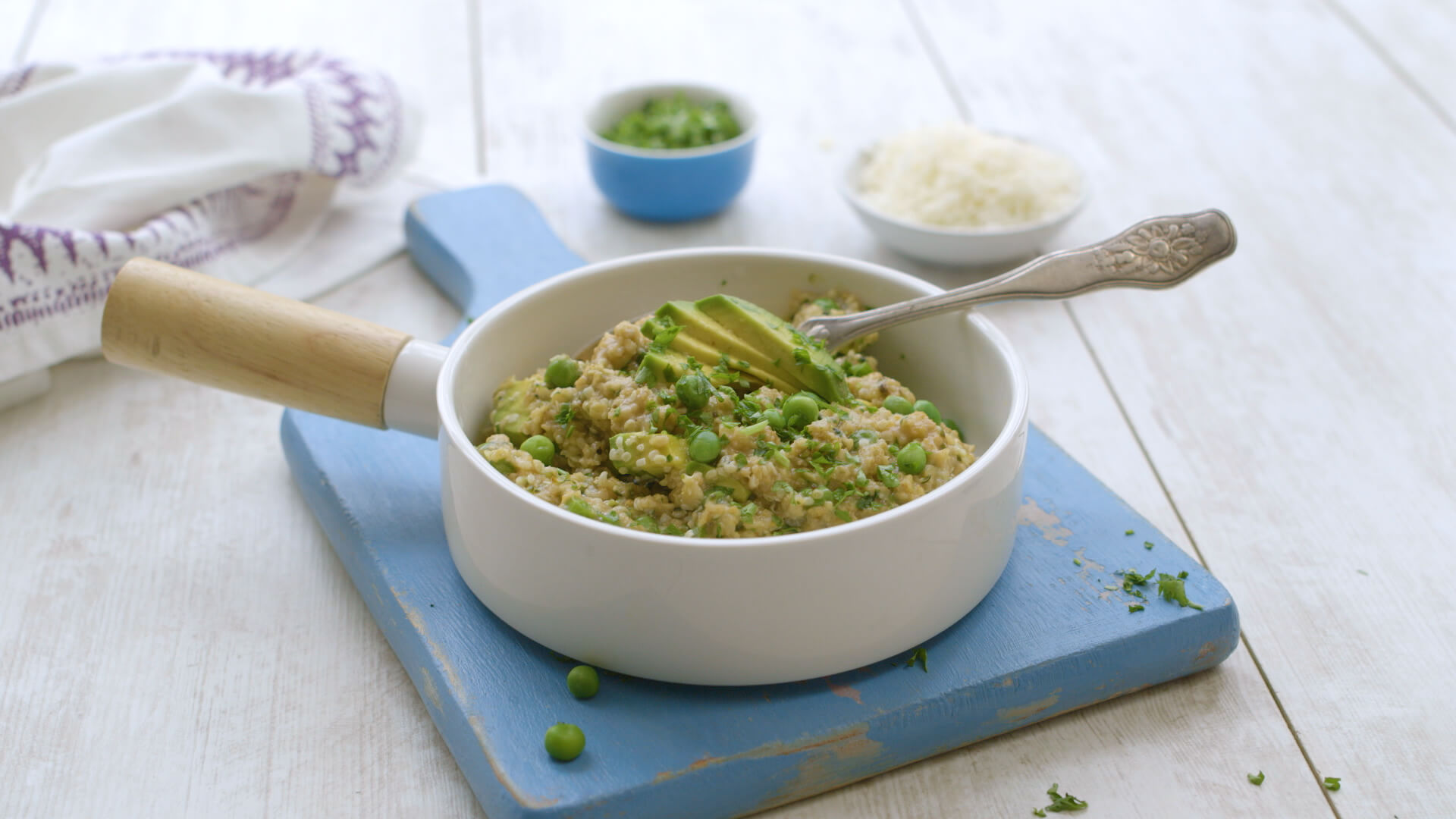 Green Oat Risotto