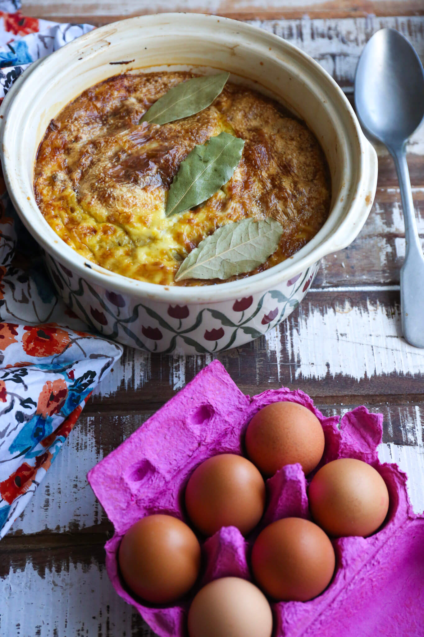 Curried Squash & Lentil Egg Bake