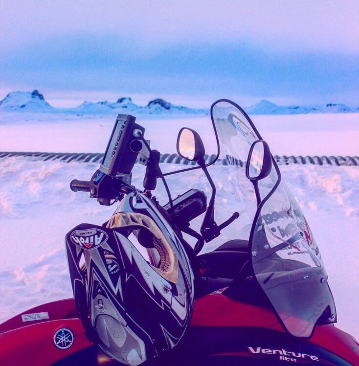 snow mobiling 
