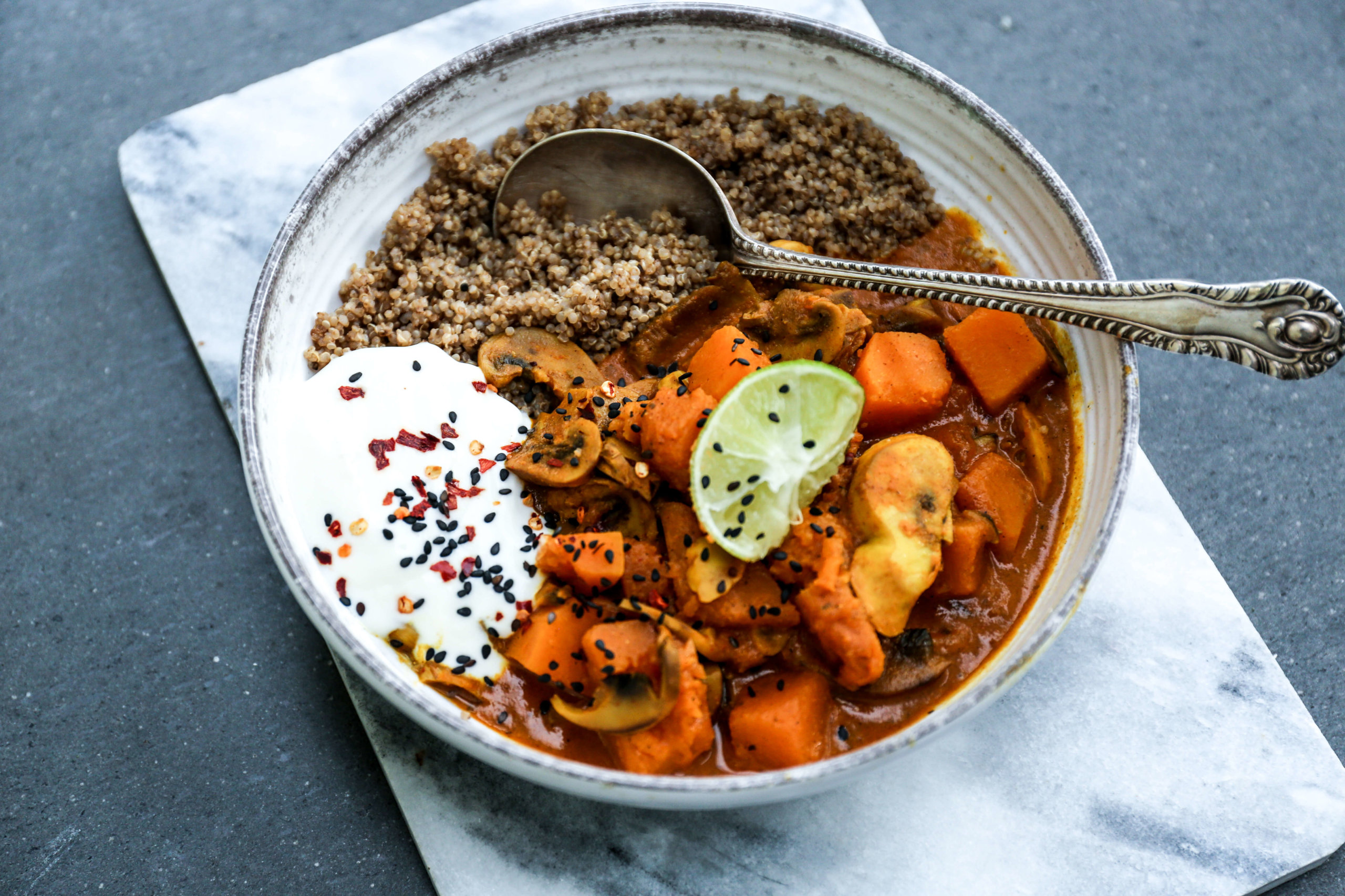 Squash & Mushroom Curry
