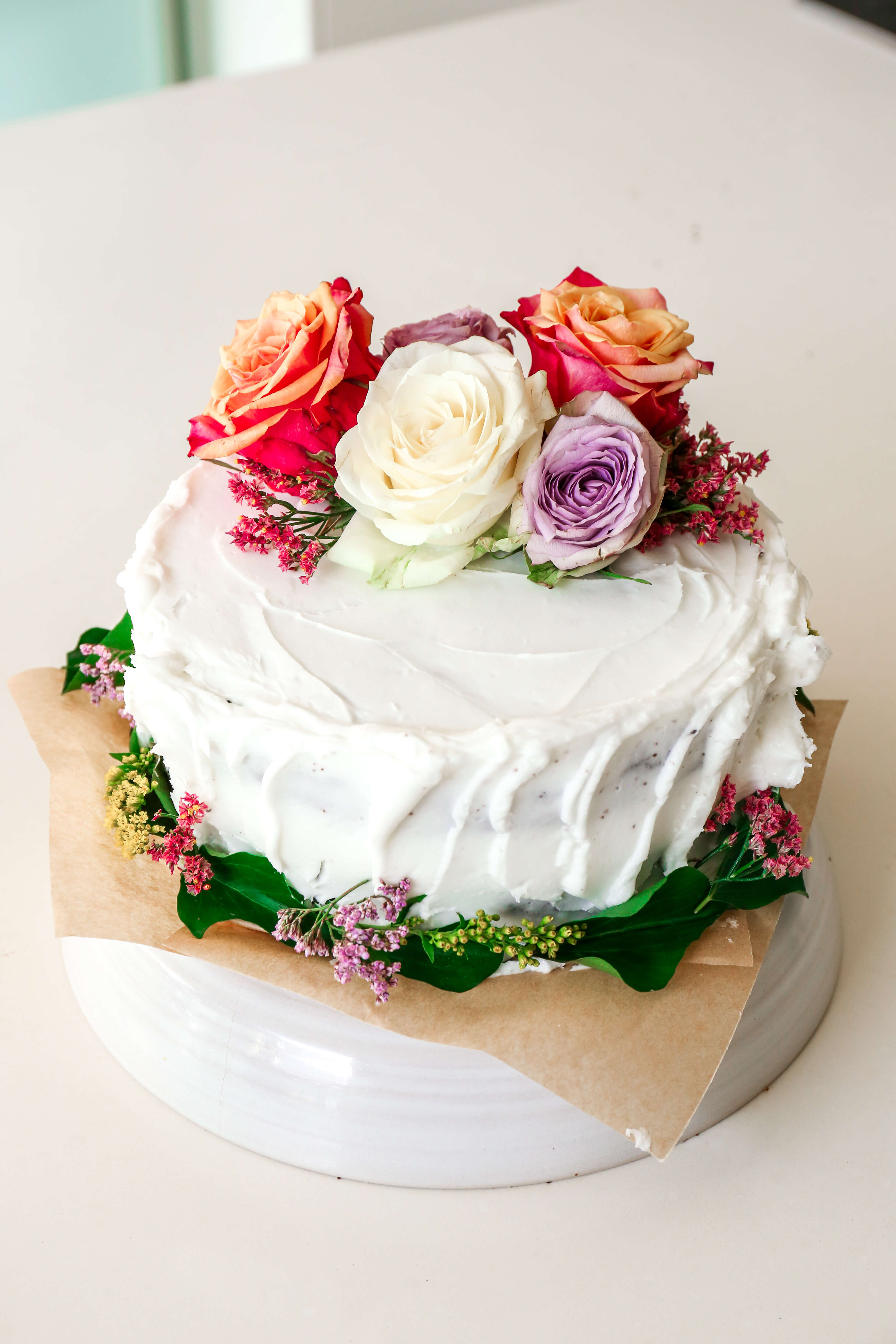 Homemade Vegan Wedding Cake for under €25 | Natural Born Feeder