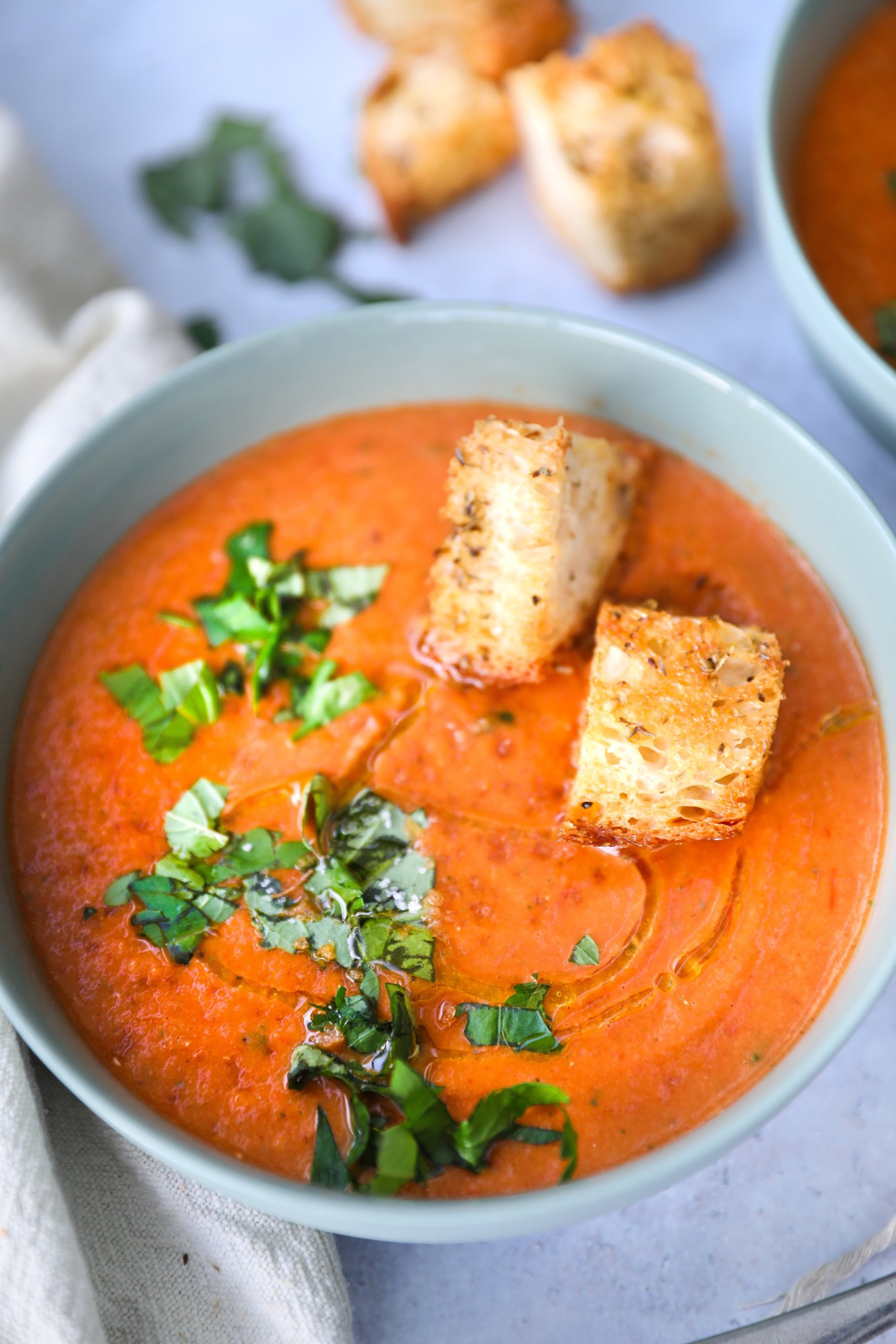 Roast Sweet Red Pepper & Tomato Soup