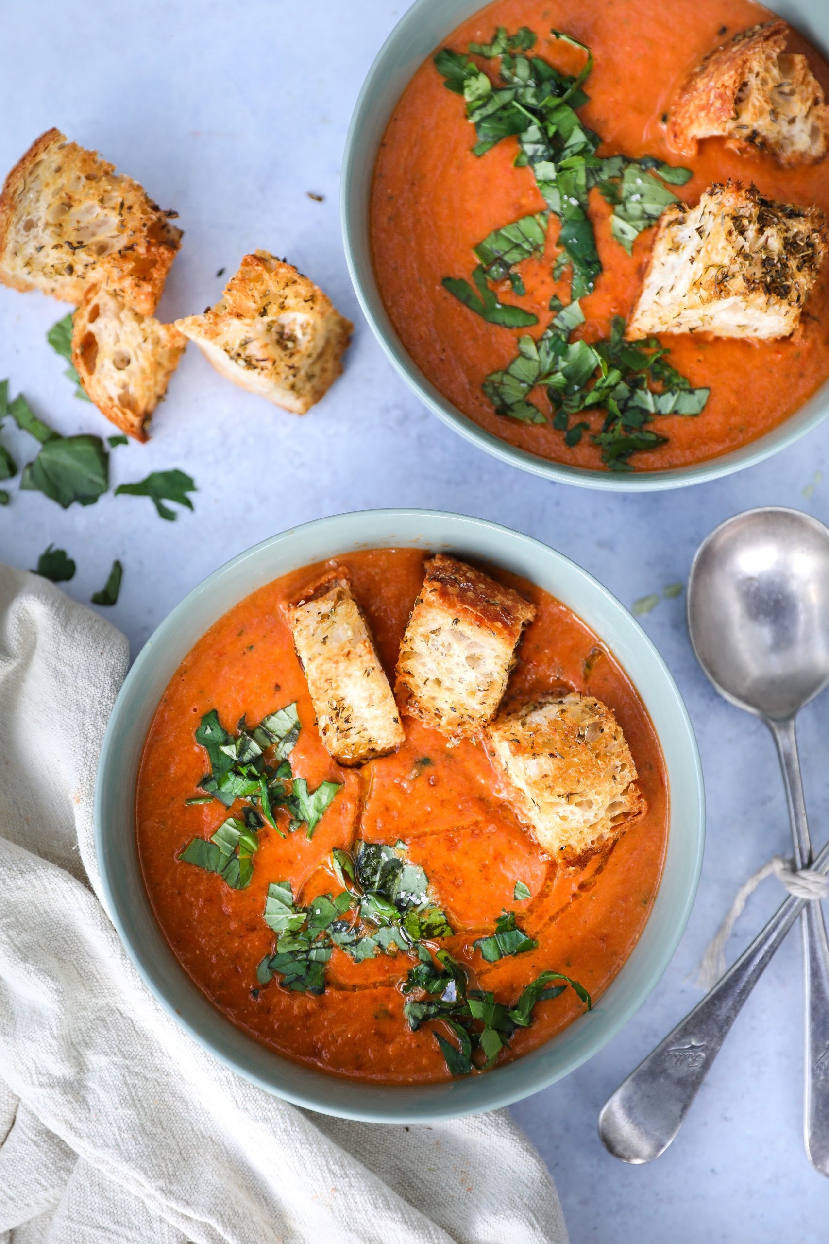 Roast Sweet Red Pepper & Tomato Soup