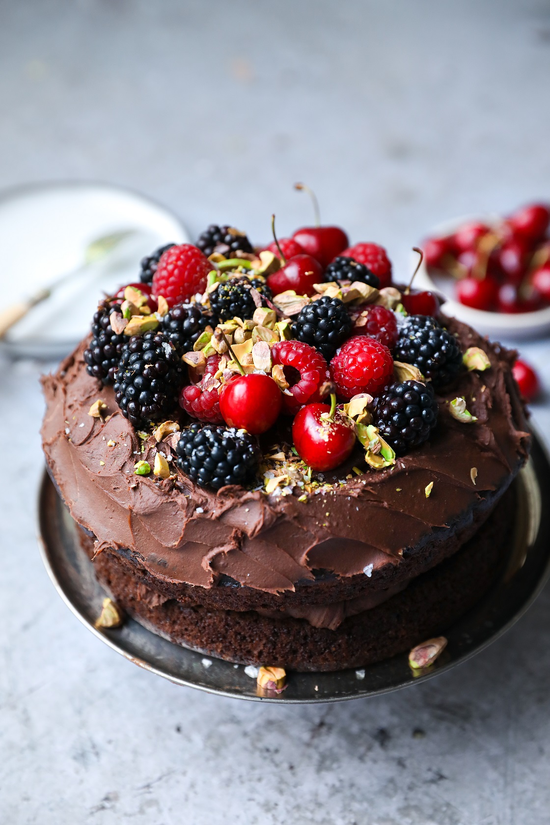 rich vegan chocolate cake